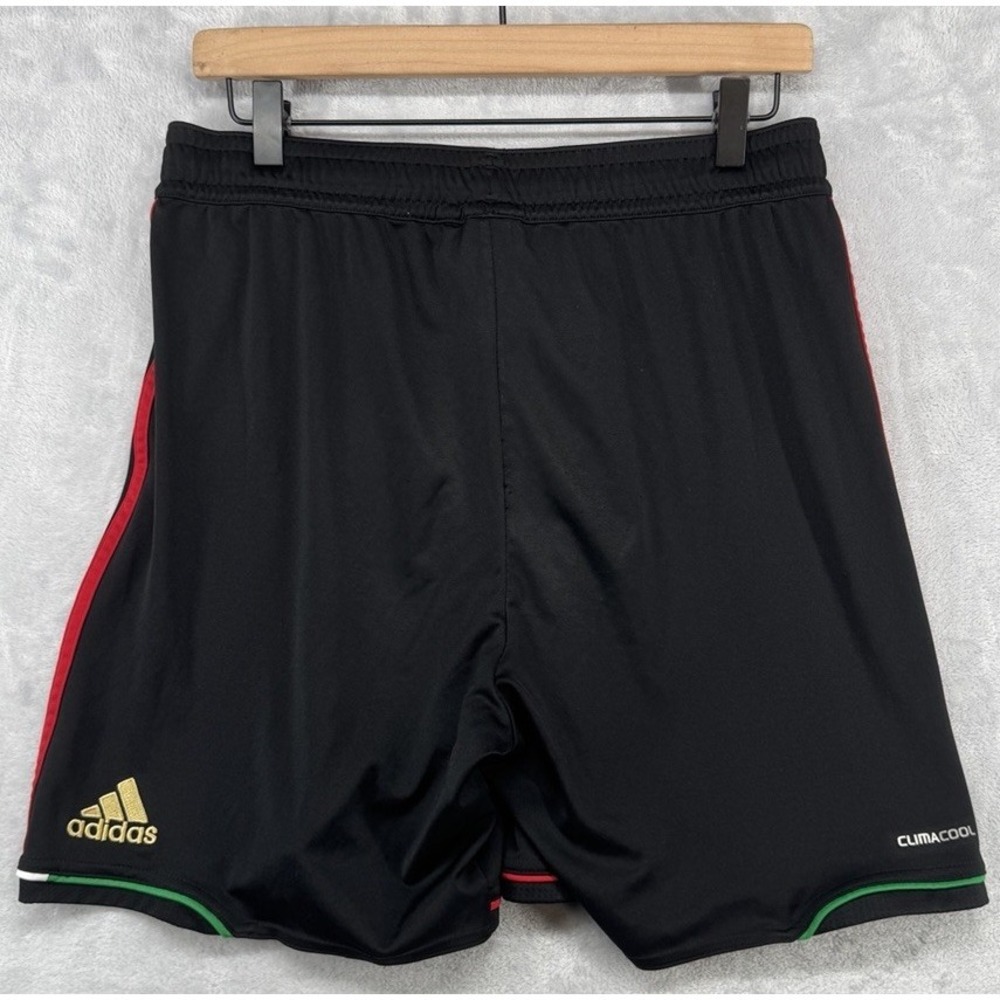 Adidas AC Milan 2012/2013 Home Soccer Football Shorts Black Men's Size L - Picture 3 of 9